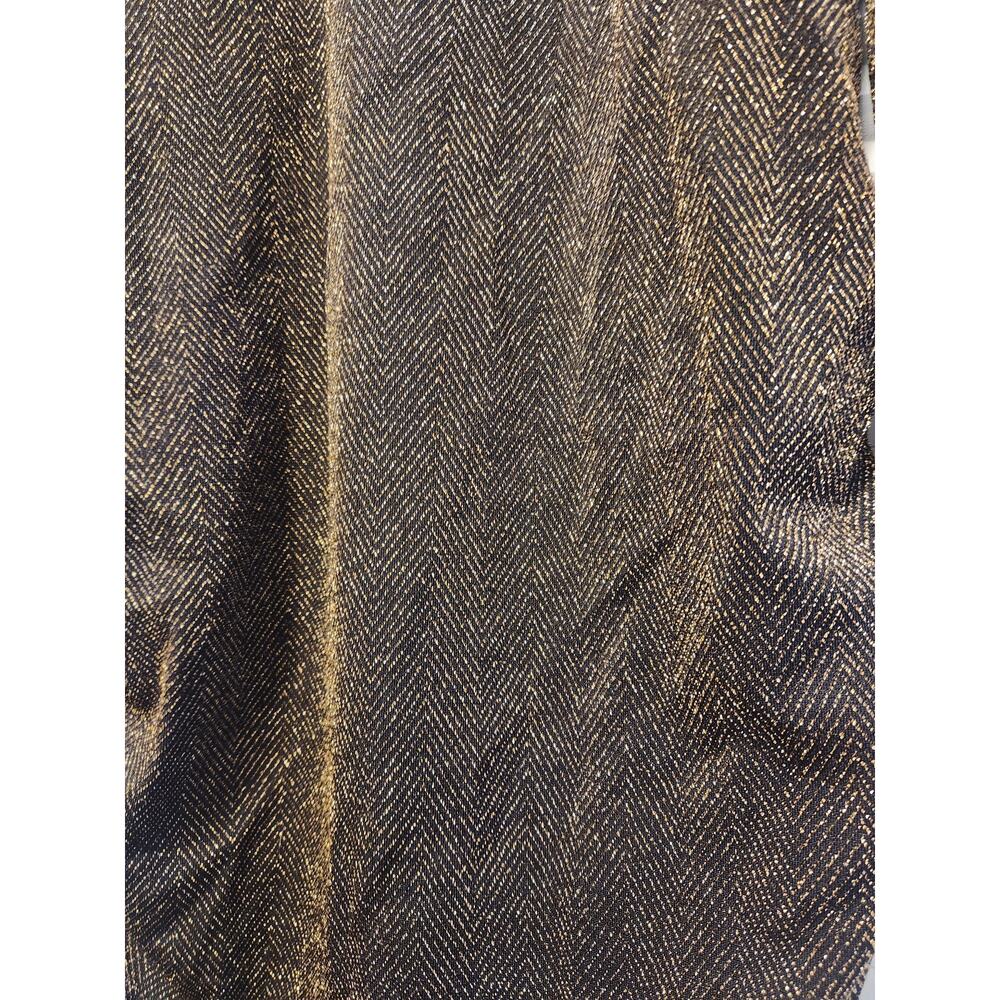 Like new Motherhood Maternity Midi Bodycon Gold Sparkle Dress - Picture 4 of 4